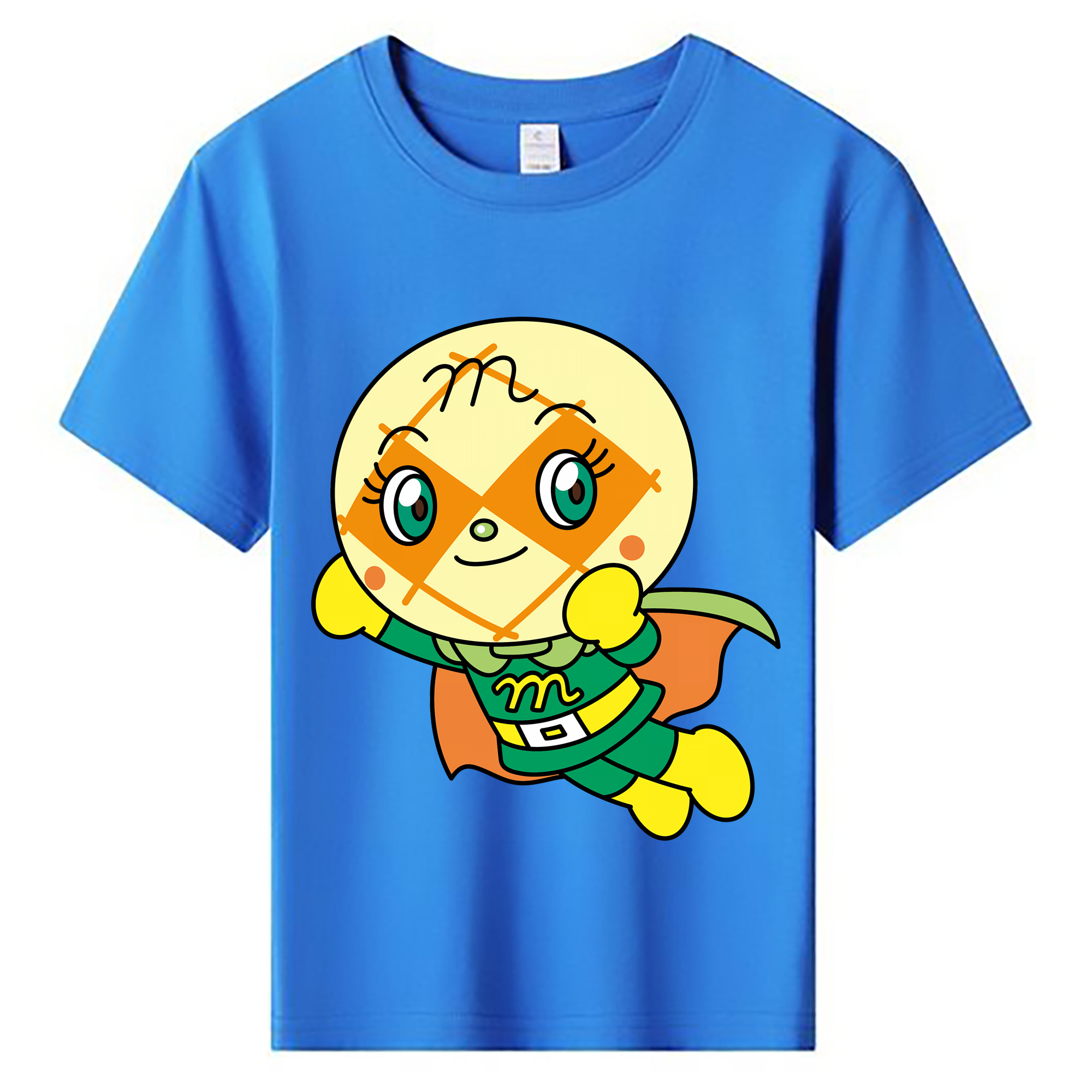 （画像用） アンパンマン Anpanman 綿100％キッズTシャツ（フロントプリント）